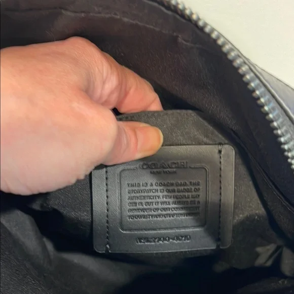 Coach Black and Gray Crossbody Bag - Picture 7 of 7